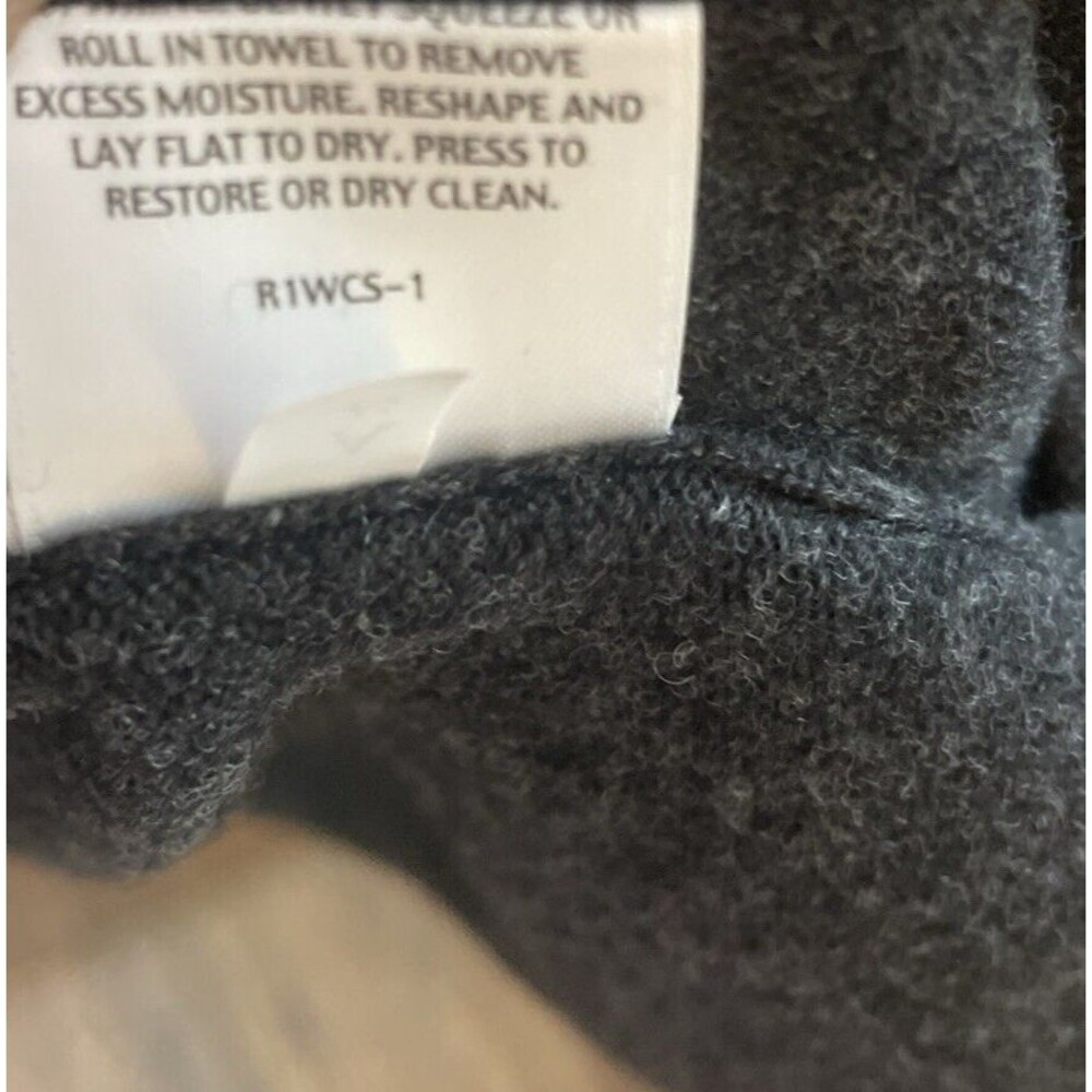 EILEEN FISHER (petite Medium) Merino Wool Open Front Cardigan Sweater Grey - Picture 5 of 8